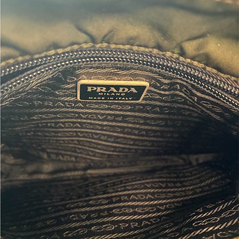 Prada Tessuto Dark Green Shoulder Bag with COA - Picture 6 of 9